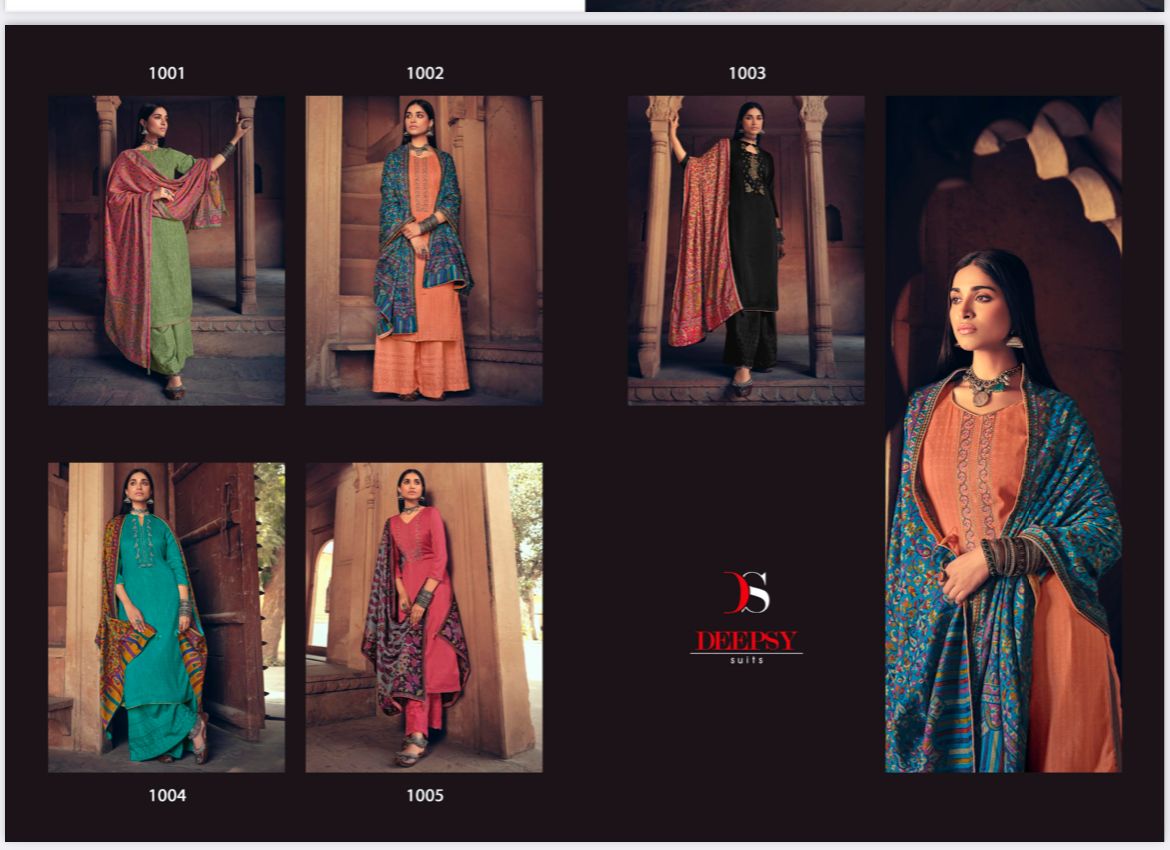 Deepsy Tahjib Nx Heavy Festive Wear Pashmina Salwar Kameez Collection